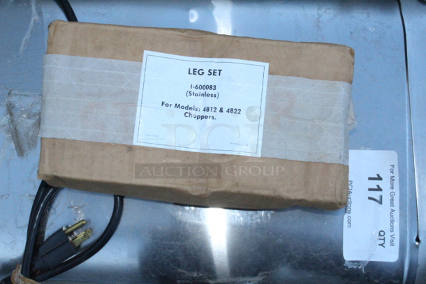 BRAND NEW SCRATCH & DENT! Hobart 4822-34 #22 Meat Grinder / Chopper 120V - 1 1/2 hp. Front of the unit is dented. S/N:31-1667-376 12-13/16x29-7/8x23-1/4 - Image 8 of 8