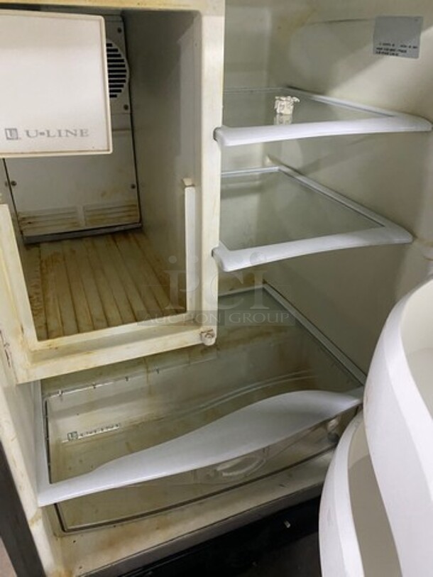 Uline Commercial Countertop Single Door Reach In Refrigerator/Freezer! All Stainless Steel! - Image 6 of 9