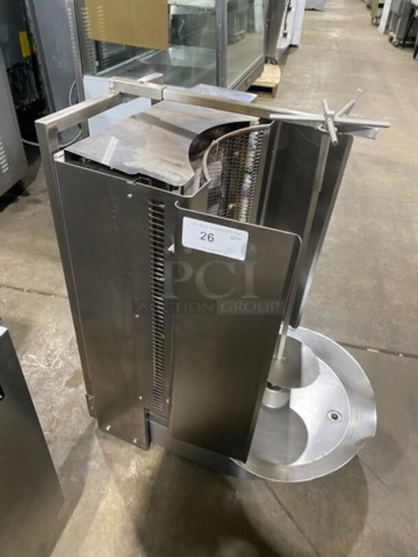LATE MODEL! 2017 Inoksan Commercial Natural Gas Powered Kebab/ Gyro Machine! All Stainless Steel! Model: PDG400N SN: 37011908007 115V - Image 2 of 9