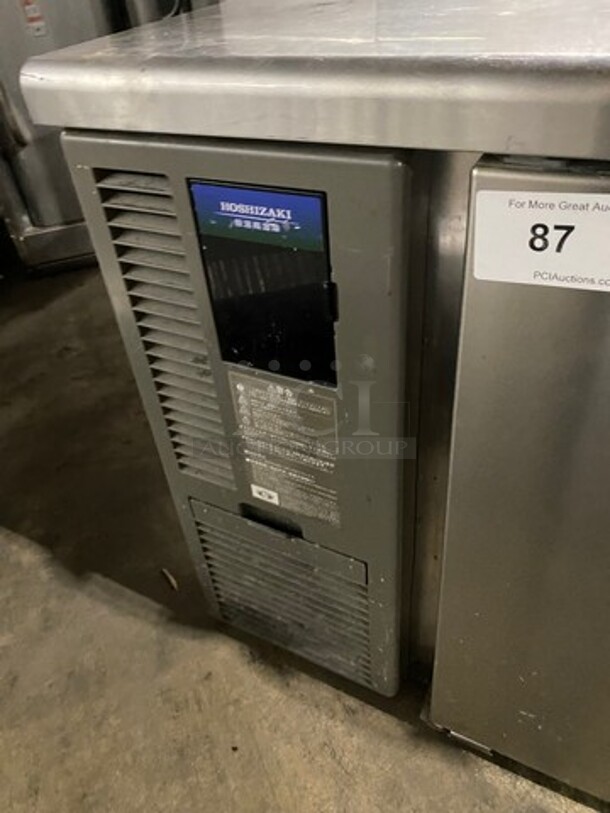 Hoshizaki Commercial 3 Door Lowboy/Worktop Cooler! All Stainless Steel! Model: CT210SDFML SN: E000014 100V - Image 7 of 8