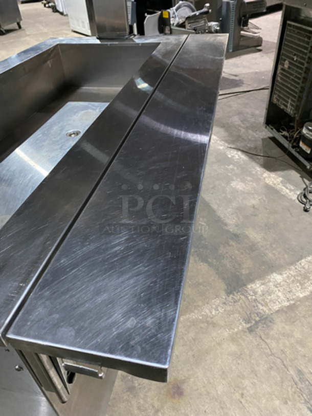 MUST HAVE! Vollrath Commercial Refrigerated Cold Pan! With Lowering Prep/Serve Line! All Stainless Steel! On Casters! Model: M3616500001EFA SN: D32000635368008 120V 60HZ 1 Phase - Image 7 of 11