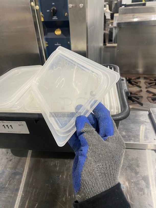 ALL ONE MONEY! Cambro Clear Poly Food Container Lids! - Image 4 of 8