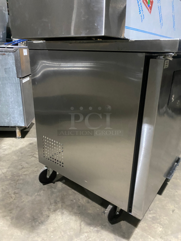 True Commercial 2 Door Lowboy/Worktop Freezer! With Poly Coated Racks! All Stainless Steel! On Casters! Model: TUC48F SN: 7901919 115V 60HZ 1 Phase - Image 2 of 8