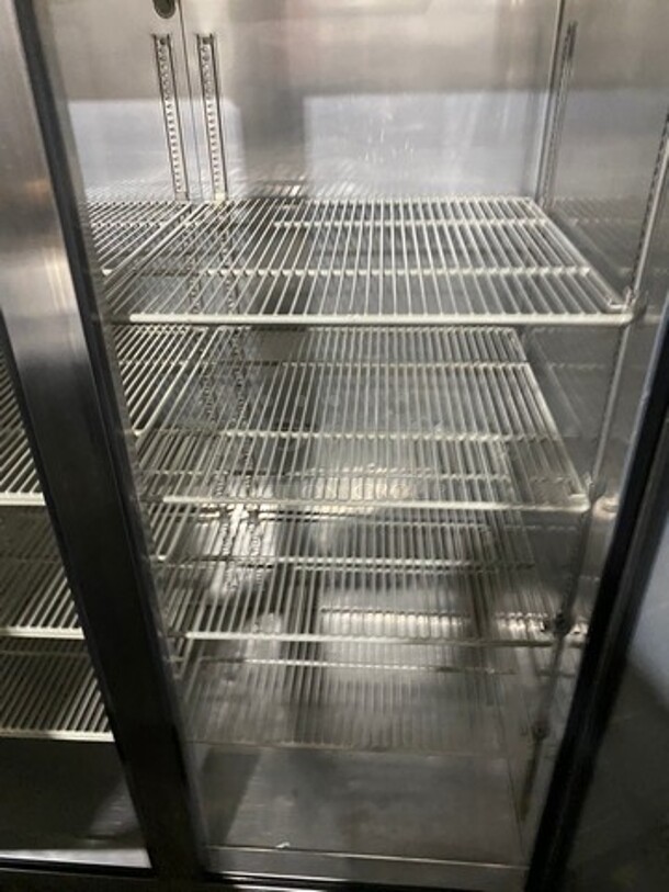 Turbo Air Commercial 2 Door Reach In Cooler! With Poly Coated Racks! All Stainless Steel! On Casters! Model: M3R472 SN: M3R4L46115 115V 60HZ 1 Phase - Image 6 of 10