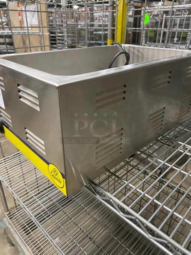 Adcraft Commercial Countertop Single Well Food Warmer! All Stainless Steel! Model: FW1200WF 120V 60HZ 1 Phase - Image 2 of 8
