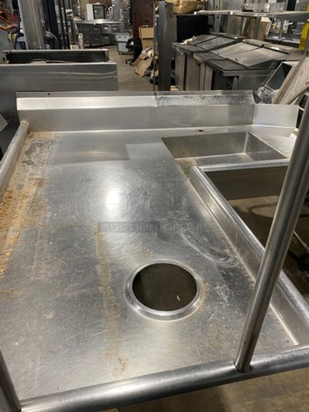 WOW! Noble Commercial Pass-Through Dishwasher Machine! All Stainless Steel! On Legs! With Dual Side Dishwasher Table! With Back Splash! - Image 12 of 12