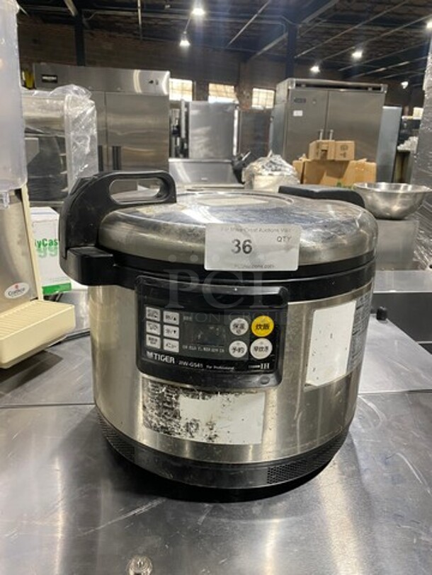 Tiger Commercial Countertop Electric Powered Countertop Rice Cooker! Model: JIWG541 - Image 1 of 6