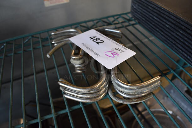 13 Metal Pot Rack Hooks. 4x5.5. 13 Times Your Bid! - Image 3 of 3
