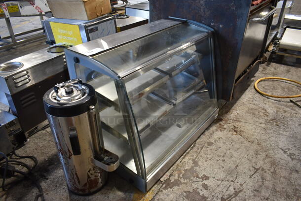Vendo HFD000004 Stainless Steel Commercial Countertop Heated Display Case Merchandiser. 115 Volts, 1 Phase. Tested and Working! - Image 2 of 4