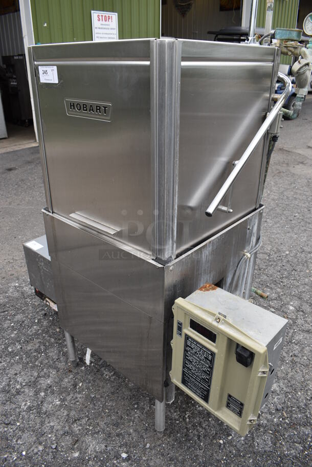 Hobart AM-14 Stainless Steel Commercial Straight Pass Through Dishwasher. 200-230 Volts, 3 Phase. 40x36x67 - Image 9 of 9