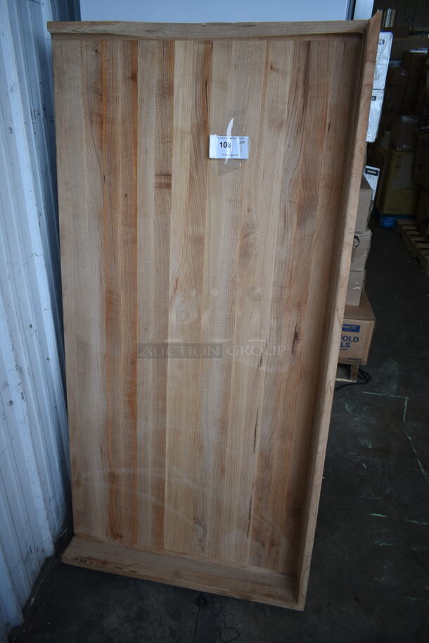 BRAND NEW SCRATCH AND DENT! John Boos DNB08 Wood Top Baker's Tabletop. No Legs.  - Image 2 of 5