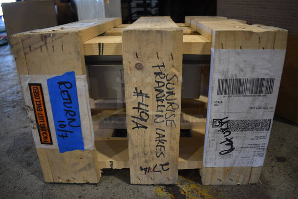 BRAND NEW IN CRATE! Metal Kitchen Floor Drain. 15x15x9 - Image 5 of 9