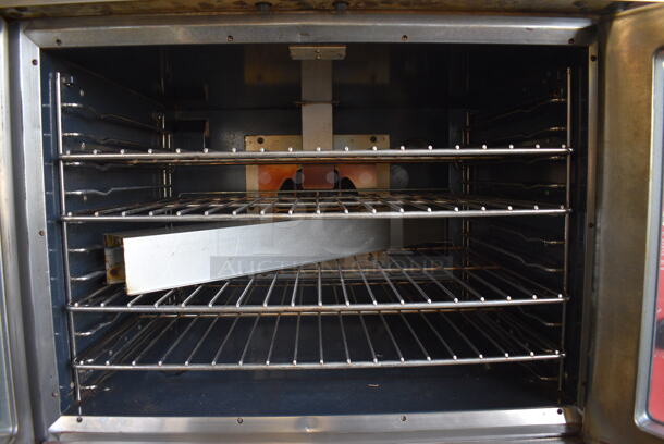 2 Vulcan Stainless Steel Commercial Gas Powered Full Size Convection Oven w/ View Through Doors, Metal Oven Racks and Thermostatic Controls. 40x32x70. 2 Times Your Bid! - Image 3 of 7