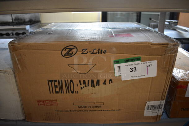 BRAND NEW SCRATCH AND DENT! Z Lite WM16 Light Fixture - Image 2 of 3