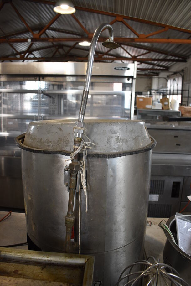 Hobart Metal Commercial Floor Style Potato Peeler. 115 Volts, 1 Phase. 24x30x68. Tested and Working! - Image 8 of 10