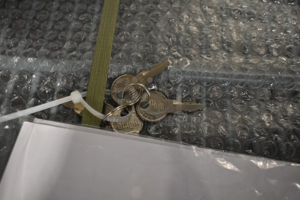 BRAND NEW SCRATCH AND DENT! 2023 KoolMore RIR-2D-GD Stainless Steel 2 Door Reach In Cooler Merchandiser w/ Poly Coated Racks. 115 Volts, 1 Phase. Tested and Working! - Image 9 of 10