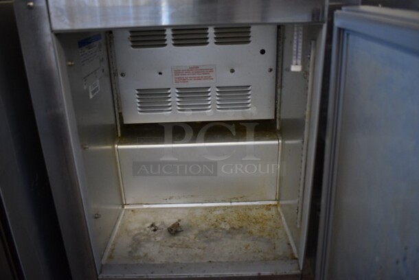 Beverage Air Model UCR20 Stainless Steel Commercial Single Door Undercounter Cooler. 115 Volts, 1 Phase. 20x23x31. Tested and Working! - Image 4 of 5