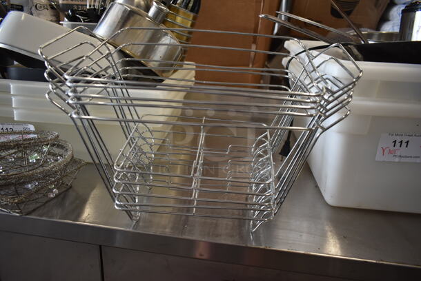 ALL ONE MONEY! Lot of Various Items Including Poly Bins, Metal Chafing Dish Frames and Skillets - Image 5 of 9