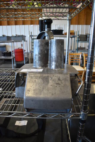 Metal Commercial Continuous Feed Head for Robot Coupe Food Processor. 12x15x16