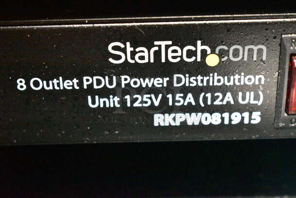Electronic Cabinet w/ StarTech 8 Outlet PDU Power Distribution, Netgear Router, Yealink Base Station, Merakin Z3. - Image 7 of 7