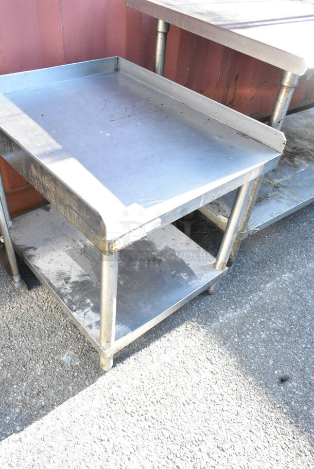 Stainless Steel Equipment Stand w/ Metal Under Shelf.  - Image 2 of 4