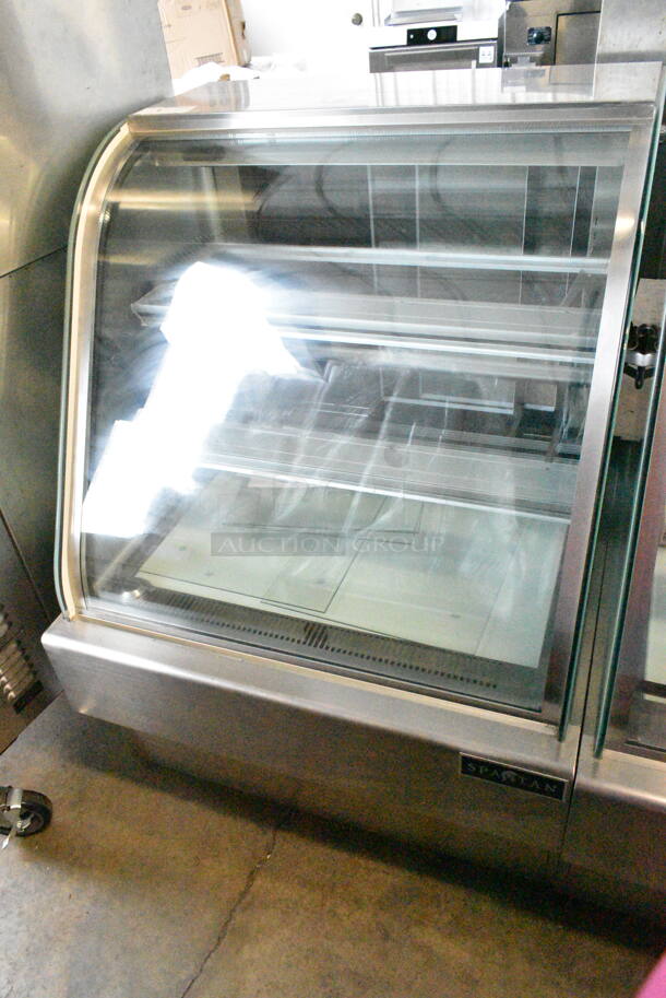 Spartan BCB48-36 Stainless Steel Commercial Floor Style Deli Display Case Merchandiser. 110 Volts, 1 Phase. Tested and Working! - Image 2 of 10