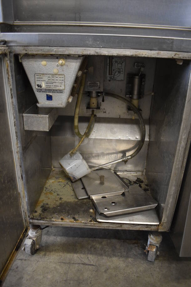 Electro Freeze Model 30TN-CAB-113 Stainless Steel Commercial Water Cooled Floor Style 2 Flavor w/ Twist Soft Serve Ice Cream Machine on Commercial Casters. 230 Volts, 1 Phase. 26x38x68 - Image 5 of 7