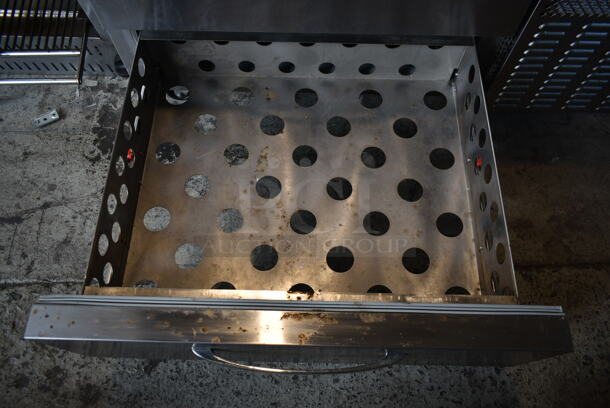 Continental D48GM Stainless Steel Commercial 2 Drawer Chef Base on Commercial Casters. 115 Volts, 1 Phase. Tested and Working! - Image 7 of 9
