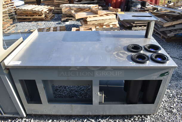 Duke Stainless Steel Commercial Subway Make Line Cashier Station. 61x34.5x44 - Image 1 of 4