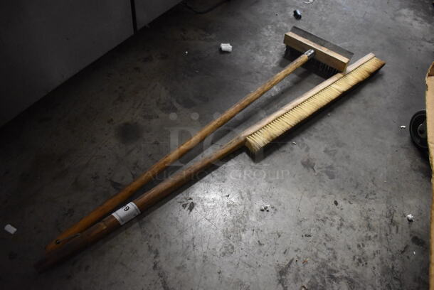 2 Cleaning Brushes w/ Long Handle. 51x1.5x3, 43x10x4. 2 Times Your Bid!