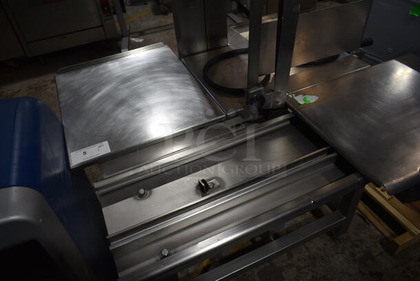2015 Hobart 6801 Stainless Steel Commercial Floor Style Meat Saw. 200-230 Volts, 3 Phase.  - Image 3 of 7