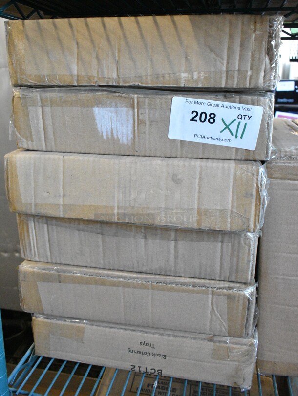 11 Boxes of 25 BRAND NEW SCRATCH AND DENT! Win Sone BCT12 Round Plastic Catering Tray - 12". 11 Times Your Bid! - Image 3 of 5