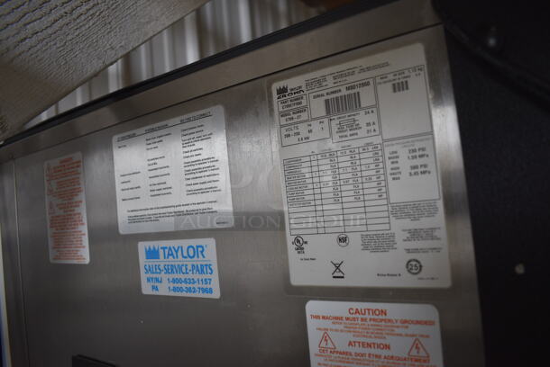 2018 Taylor Model C709-27 Stainless Steel Commercial Air Cooled Single Flavor Soft Serve Ice Cream Machine w/ Taylor Model C20100-WFB 10 Head Flavor Blast and Color Touch Panel for Flavor Burst on Commercial Casters. 208-230 Volts, 1 Phase. 23x33x61 - Image 6 of 9