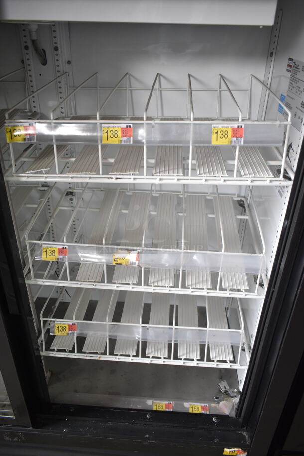 2015 True GDM-41SL-54-LD Metal Commercial 2 Door Reach In Cooler Merchandiser w/ Poly Coated Racks. 115 Volts, 1 Phase. Tested and Working! - Image 2 of 4