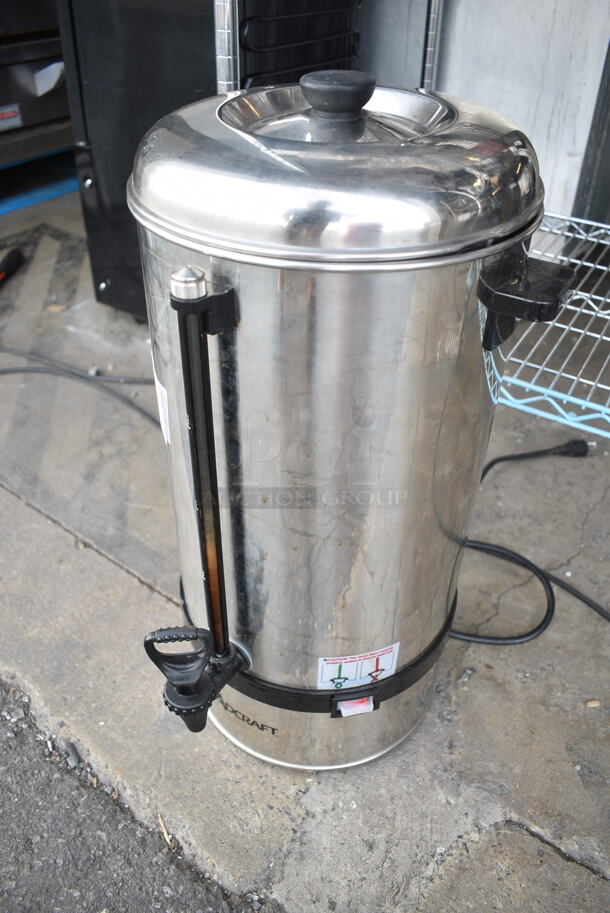 Adcraft CP-100 Stainless Steel Coffee Percolator. 120 Volts, 1 Phase.  - Image 2 of 5