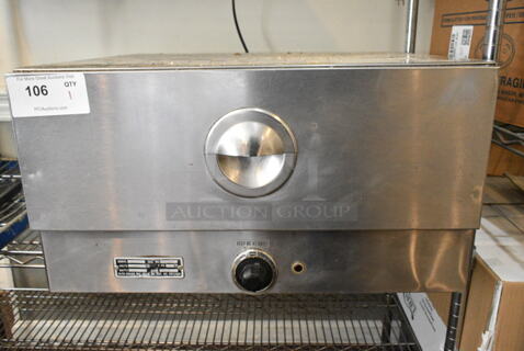 Alto Shaam 500-1D Stainless Steel Commercial Single Drawer Warming Drawer. 115 Volts, 1 Phase. This Unit Was In Working Condition When the Restaurant Closed. (secondary dining room)
