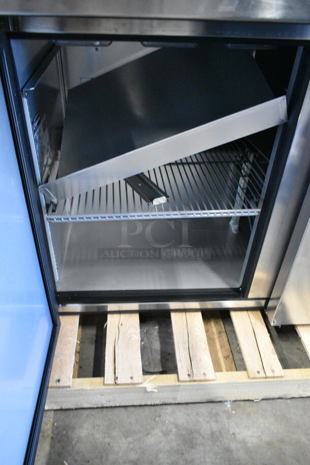 BRAND NEW SCRATCH AND DENT! 2024 True TFP-72-30M-D-6 Stainless Steel Commercial 6 Drawer Mega Top Refrigerated Sandwich Prep Table. 115 Volts, 1 Phase. Tested and Working! - Image 5 of 8