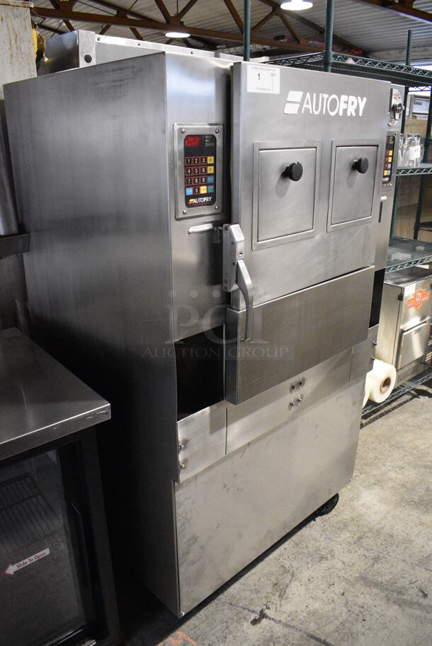 Autofry Model MTI-40E Stainless Steel Commercial Floor Style Electric Powered Ventless Fryer. 240 Volts, 1 Phase. 36x32x64 - Image 7 of 8