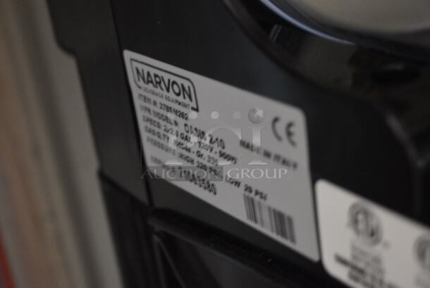 BRAND NEW IN BOX! Narvon Model OASIS 2-10 Metal Commercial Countertop 2 Hopper Slushie Machine. Each Hopper Has 2.6 Gallon Capacity. 120 Volts, 1 Phase. 17x22x34. Tested and Working! - Image 9 of 10