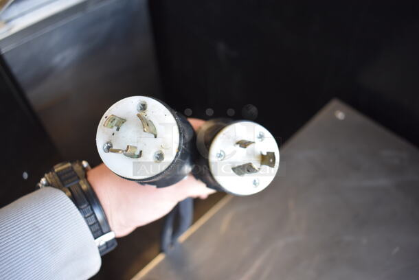 2013 Taylor 342D-27 Stainless Steel Commercial Floor Style Air Cooled 2 Flavor Frozen Beverage Machine w/ Drink Mixer Attachment on Commercial Casters. 208-230 Volts, 1 Phase. - Image 8 of 8