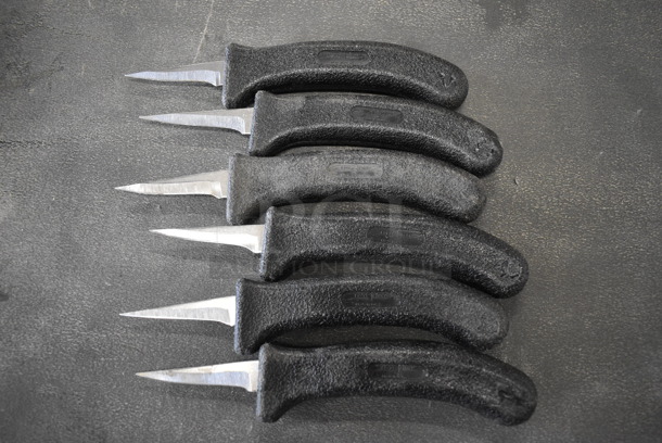 6 Sharpened Stainless Steel Poultry Knives. Includes 7.5". 6 Times Your Bid! - Image 1 of 4
