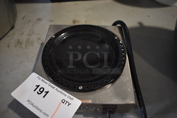 Bunn WX1 Stainless Steel Commercial Countertop Single Burner Coffee Pot Warmer. 120 Volts, 1 Phase. 6.5x7.5x2.5. Tested and Working! - Image 3 of 4