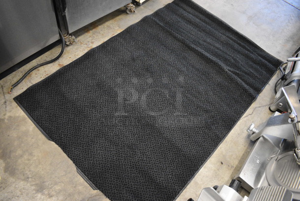 Black Floor Rug. 68x43 - Image 4 of 5