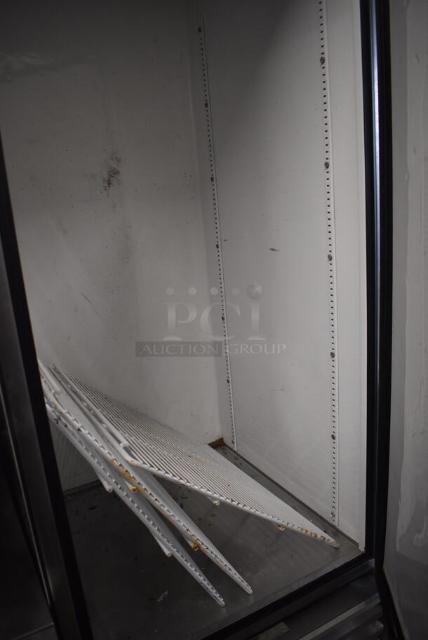 True T-23 Stainless Steel Commercial Single Door Reach In Cooler on Commercial Casters. 115 Volts, 1 Phase. 27x30x83. Tested and Powers On But Does Not Get Cold - Image 5 of 5