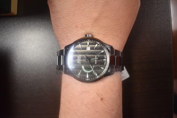 BRAND NEW IN BOX! Mido Multifort lll Black Automatic Men's Watch - Image 7 of 8