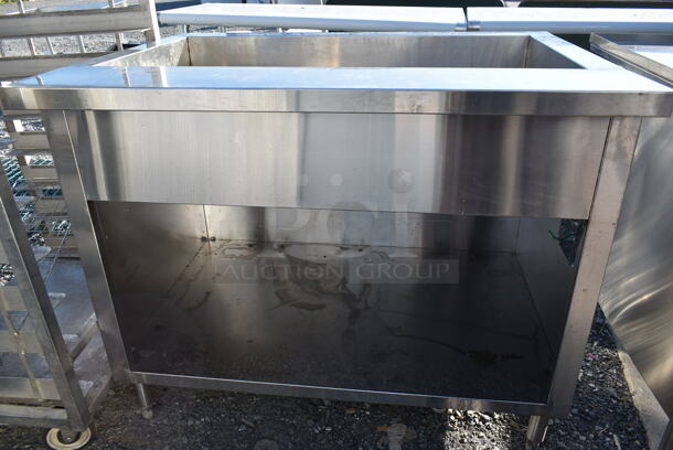 Stainless Steel Commercial Steam Table w/ Under Shelf. - Image 2 of 4