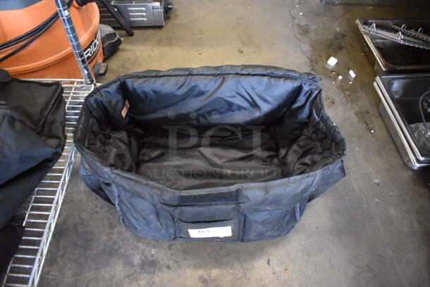 3 Various Black Poly Insulated Food Carrying Delivery Bags. Includes 21x12x11. 3 Times Your Bid! - Image 2 of 5