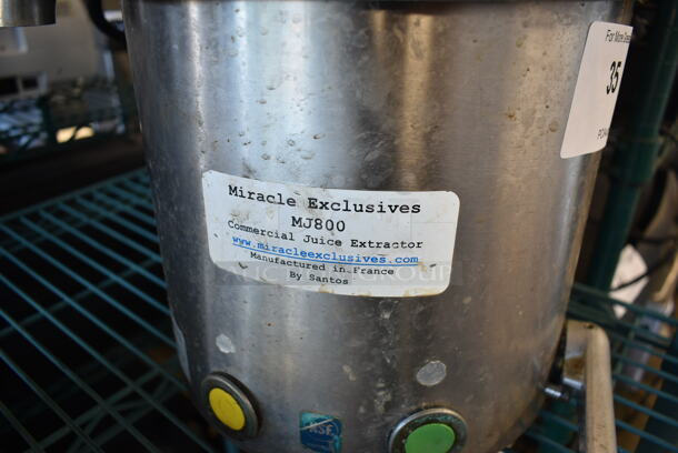 Miracle Exclusives MJ800 Commercial Centrifugal Fruit & Vegetable Juice Extractor. Tested and Working!  - Image 2 of 7