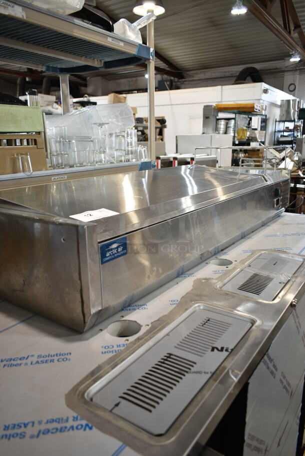 Arctic Air ACP55 Stainless Steel Commercial Countertop Refrigerated Rail. 115 Volts, 1 Phase. Tested and Working! - Image 2 of 4