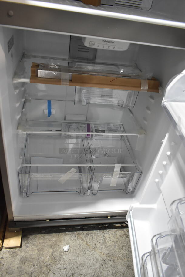 BRAND NEW SCRATCH AND DENT! 2024 Whirlpool WRT311FZDM02 Stainless Steel Cooler Freezer Combo. 115 Volts, 1 Phase. Tested and Working! - Image 5 of 8